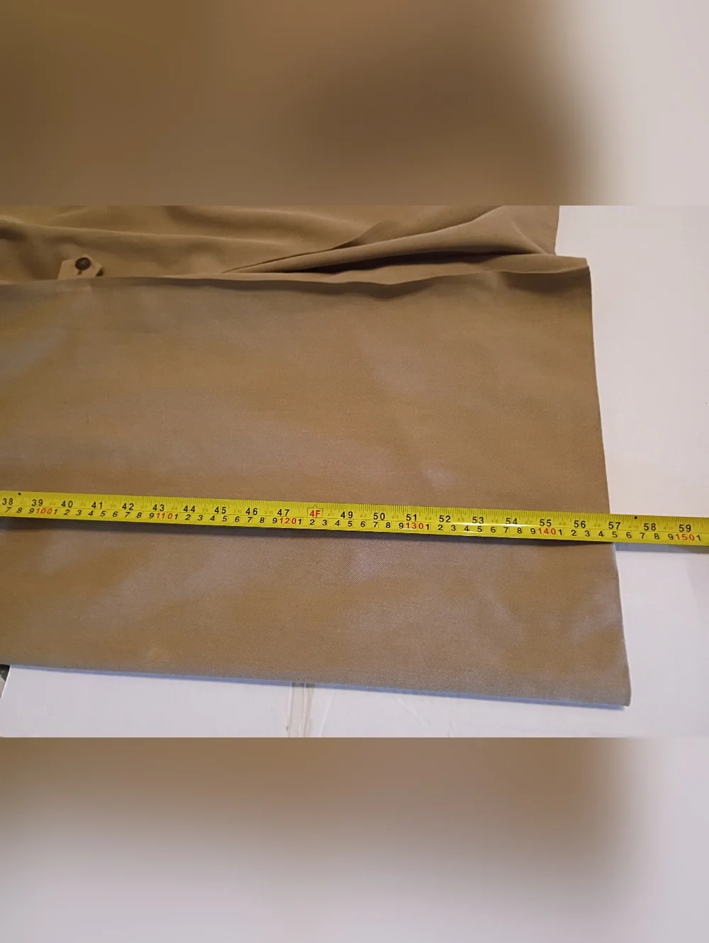 VTG Edward Pomeroy Classic Men's Long Trench Coat in Tan 2XLT‎